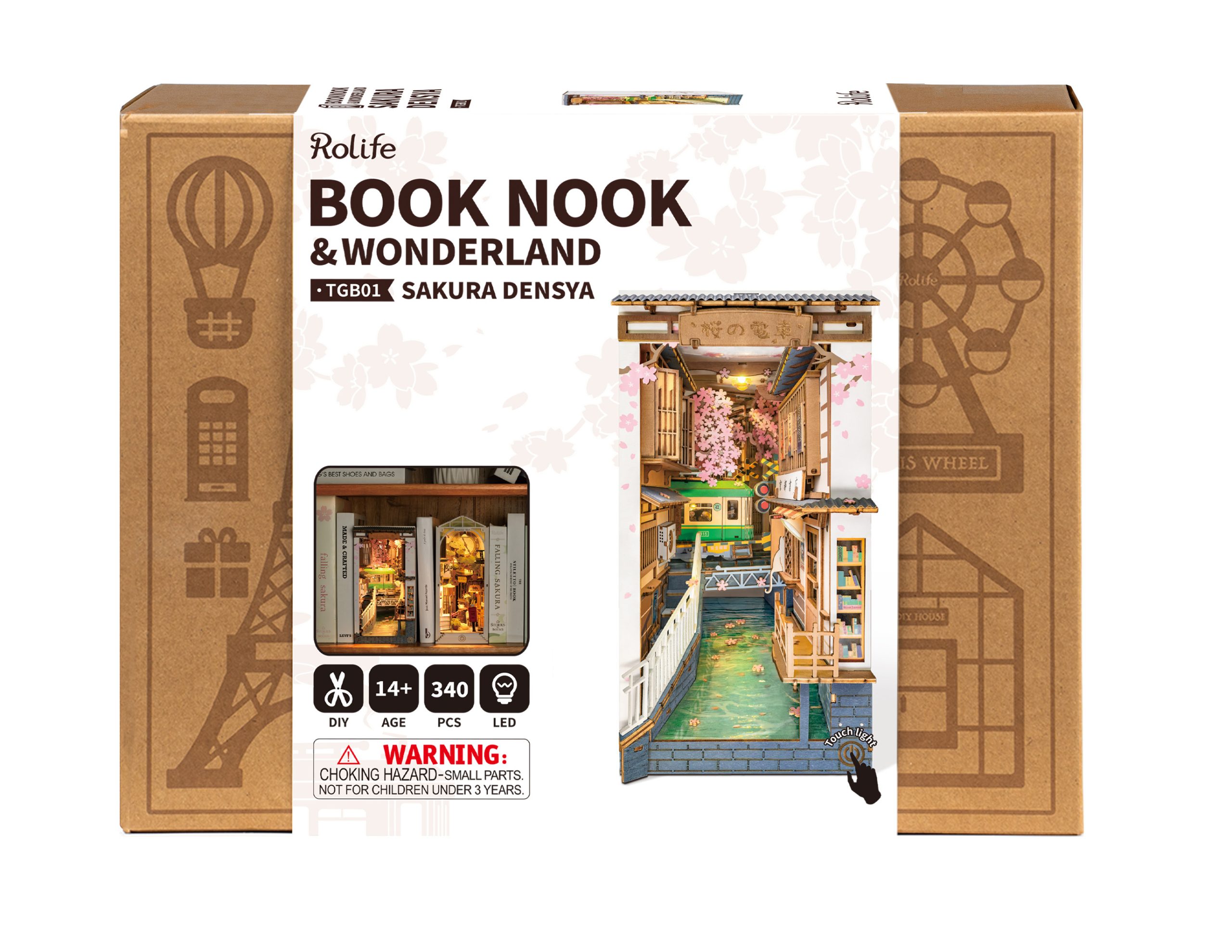Rolife - Book Nook - Sakura Densya – Bild 5