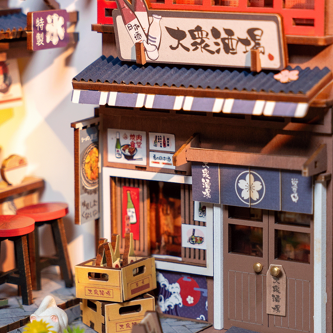 Rolife - Book Nook - Sakura Wine Alley – Bild 3
