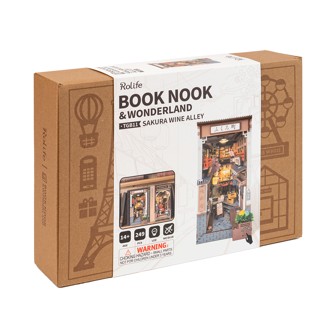 Rolife - Book Nook - Sakura Wine Alley – Bild 7