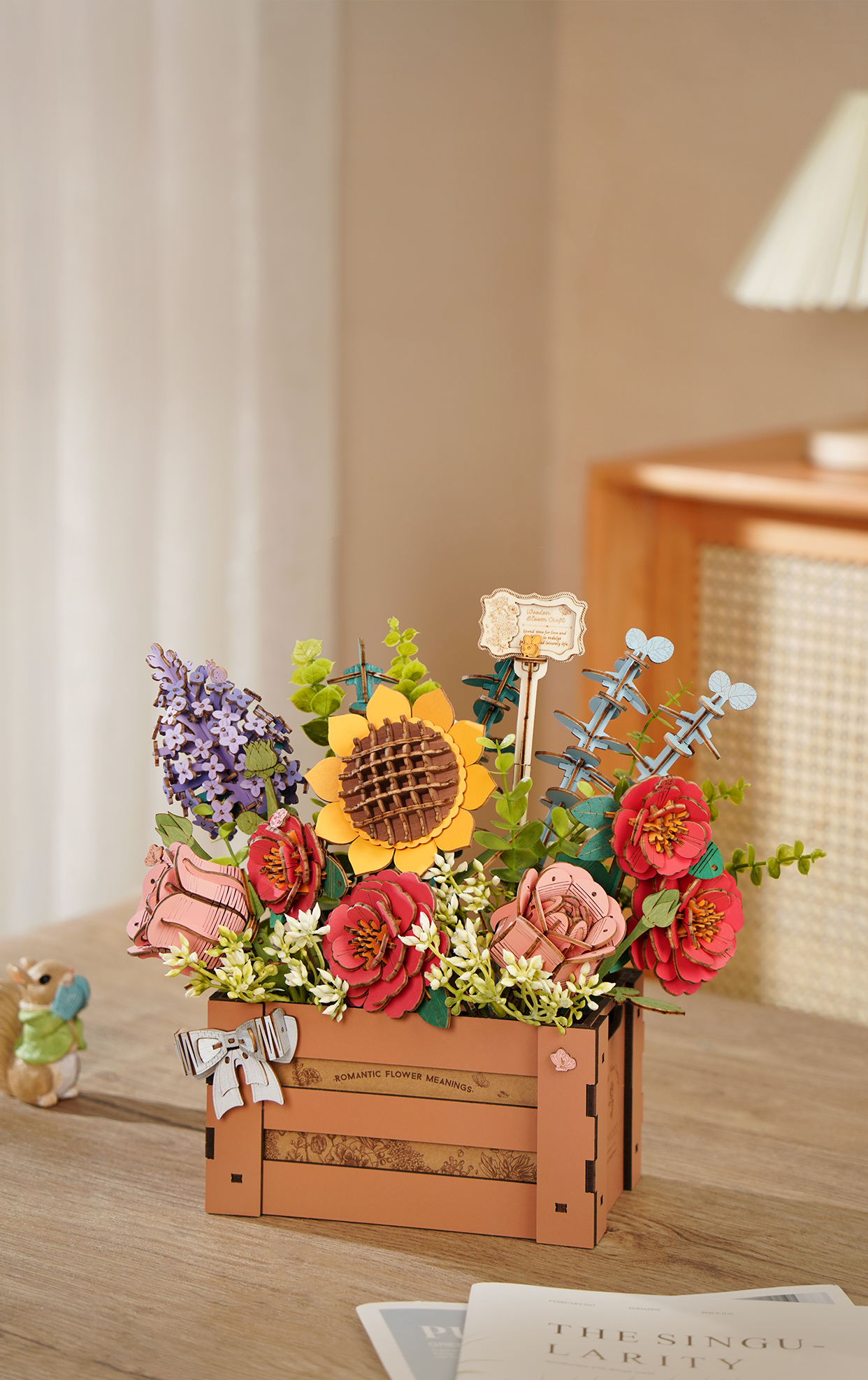 Rowood - Holzpuzzle - Blumenbox – Bild 3