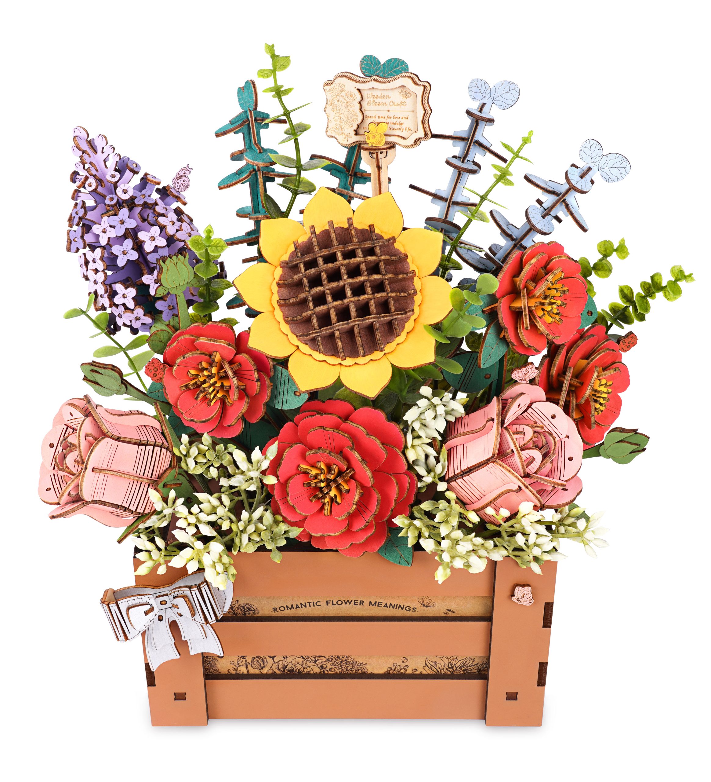 Rowood - Holzpuzzle - Blumenbox – Bild 6